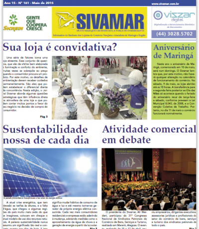 Jornal Sivamar - Maio 2015